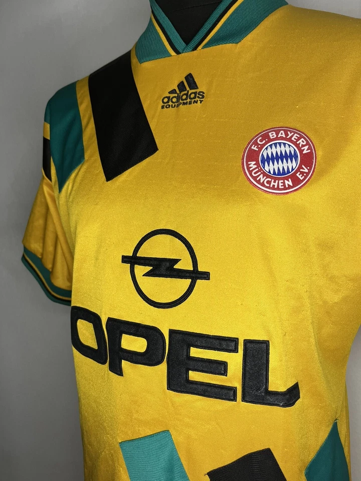 FC Bayern München Trikot/ 1994/95/ M/ gelb/ „OPEL“ - Bild 4 von 4