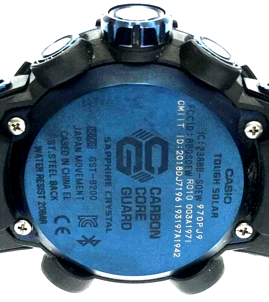 Casio G-Shock G-Steel GST-B200X-1A2JF Solar Bluetooth Carbon Casio G-Shock G-Steel GST-B200X-1A2JF Solar Bluetooth Carbon