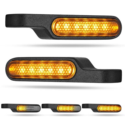 2Pcs Led Blinker Motorrad E-Geprüft Blinklicht Mini Universal Blinkleuchte 8mm