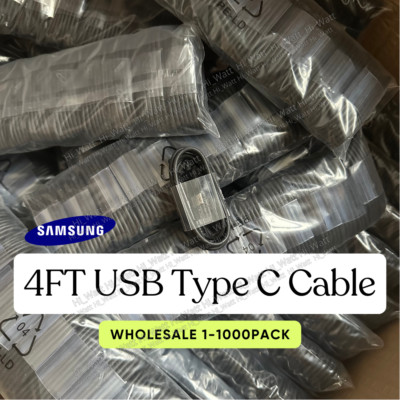 4FT USB Type C Fast Charging Cable Lot For Samsung Galaxy S8 S9 S10 Plus Note 9