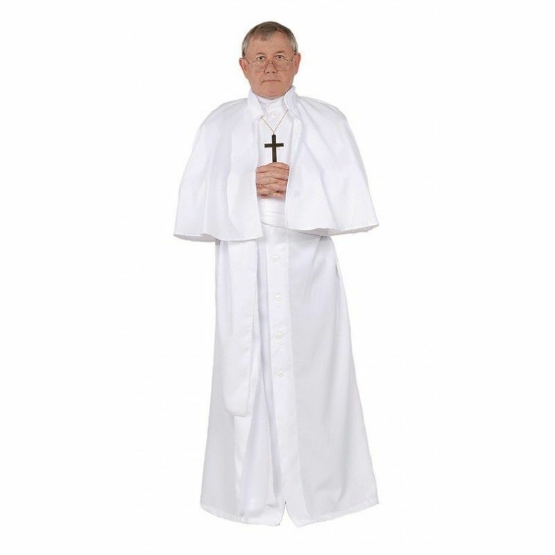 Underwraps Pope Catholic Religious Cross Adult Mens Halloween
