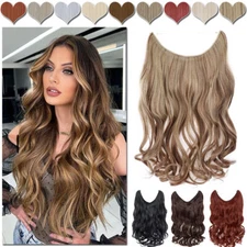 US Wire In Natural Hair Extension Elastic Band Secret Miracle Ring Real as human