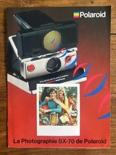 Brochure POLAROID SX-70 - Appareil Photo - Prospectus Prospekt French Vintage