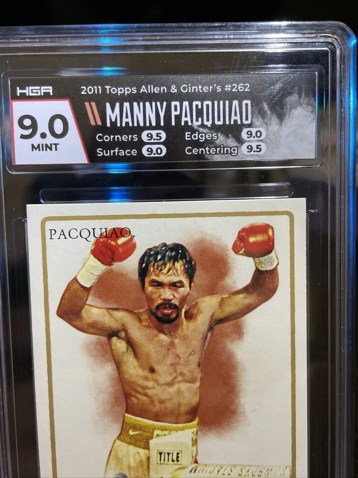 🔥Manny Pacquiao 2011 Topps Allen & Ginter #262 RC HGA 9 (Mint)🔥 - Image 2 of 3