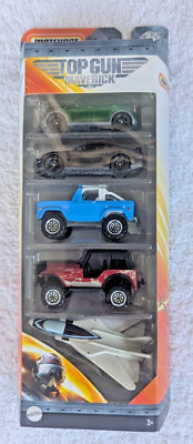 2019 MATCHBOX 5-Pack TOP GUN MAVERICK Swing Wing, Mustang, Jeep, Mini Cooper WOW
