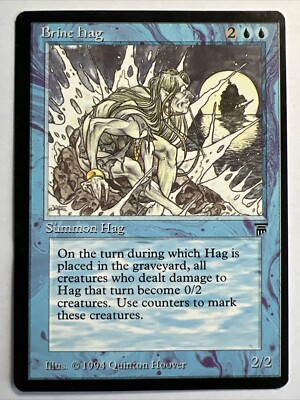 1x Brine Hag Heavy Play, English Legends MTG Magic