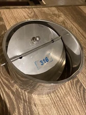7” barometric damper stainless steel