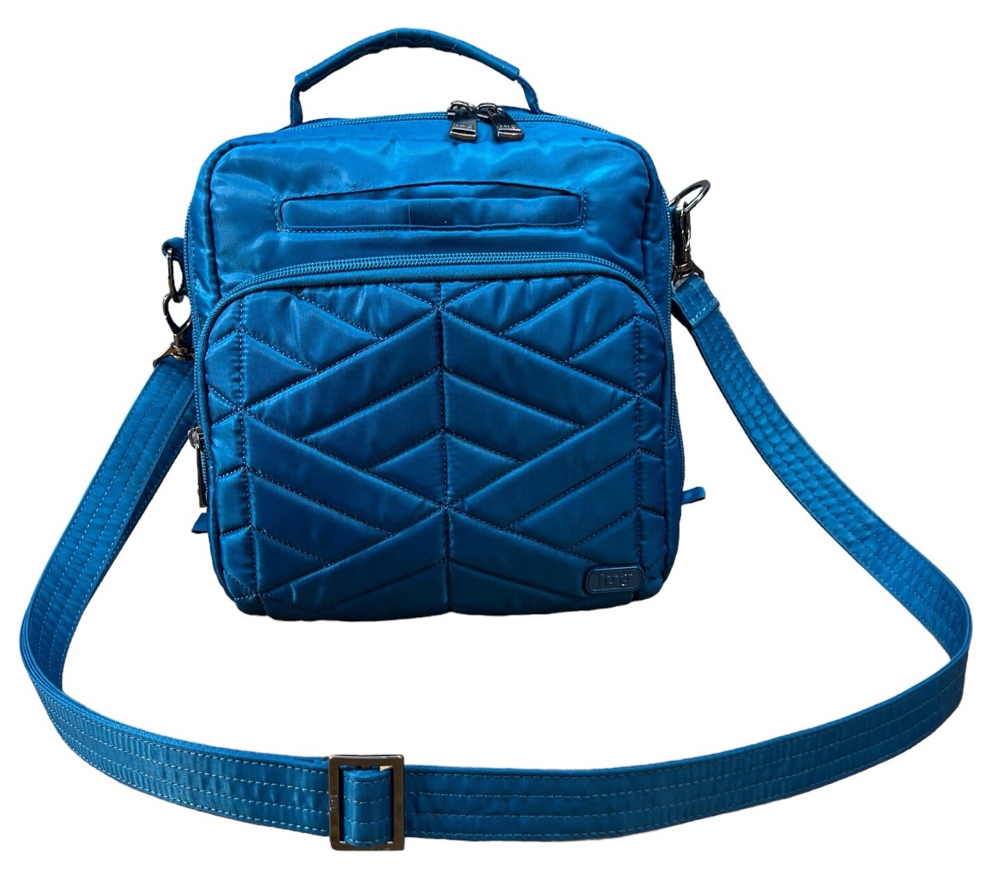 Lug RFID Medium Crossbody with Top Handle Ranger 2 Turquoise Aqua eBay