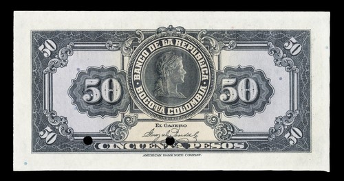 Colombia P375bs, banconota esemplare. - Foto 2 di 2