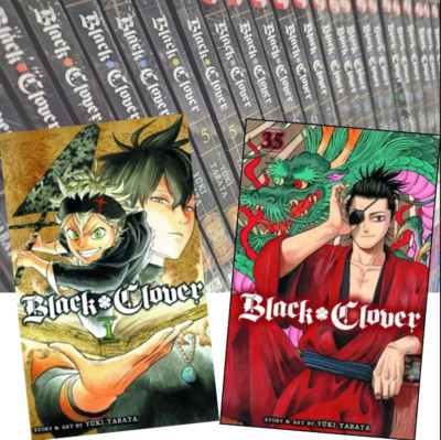 Black Clover Manga Comic English Full Set Volume 1-35 Yuki Tabata Fast Ship DHL