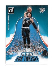 2017-18 Donruss Basketball RUSSELL WESTBROOK All Clear for Takeoff -THUNDER- #11