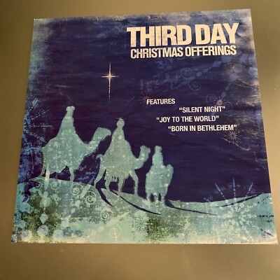 Third Day Christmas Offerings 12x12 Album Flat Poster Christian Pop Rock