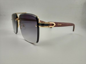 blue wood cartier glasses