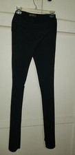 versace womens stretch pants size 28 uesd black