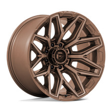 22 Inch Wheel Rim Fuel Flux 8 Bronze Fc854 22x10 8x180 Chevy Silverado 2500 3500