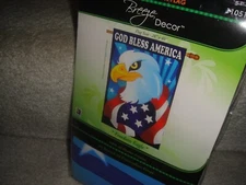 28" X 40" HOUSE FLAG by BREEZE DECOR "FREEDOM EAGLE"  BRAND NEW IN PKG.