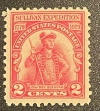 Scott#: 657 - Maj. Gen. John Sullivan single stamp MNH OG - Lot 25