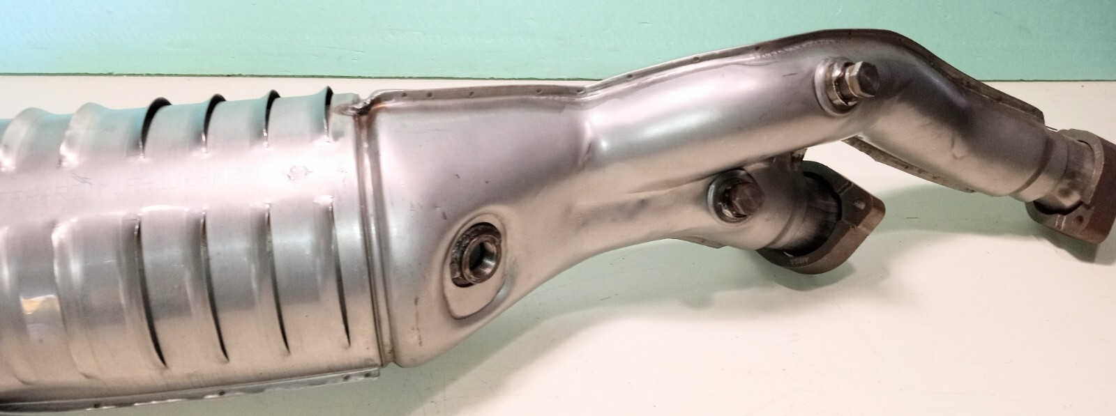 Ferrari 456 Ansa Engine Exhaust Pipe Pre Muffler_159222_GT_GTA_M/GT_M/GTA_RH_NEW