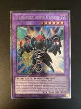 yu gi oh ita 1ed rara segreta platino ra03-it198 gladiatore bestia gyzarus
