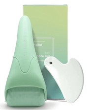 Ice Roller and Gua Sha Facial Tools Skin Care Wrinkles Puffiness Cryotherapy