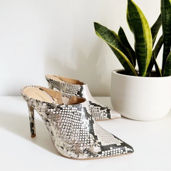Snake 2024 mules heels