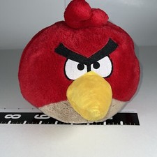 Angry Birds Plush Red Bird Toy Stuffed Animal NO SOUND YEAR UNDEFINED