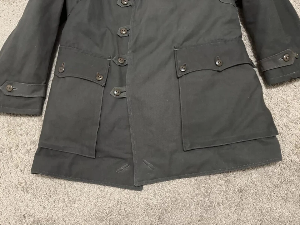 Swedish Army WWII military winter coat Livpäls, Militärpäls Mats Larsson 40s - Image 2 of 4