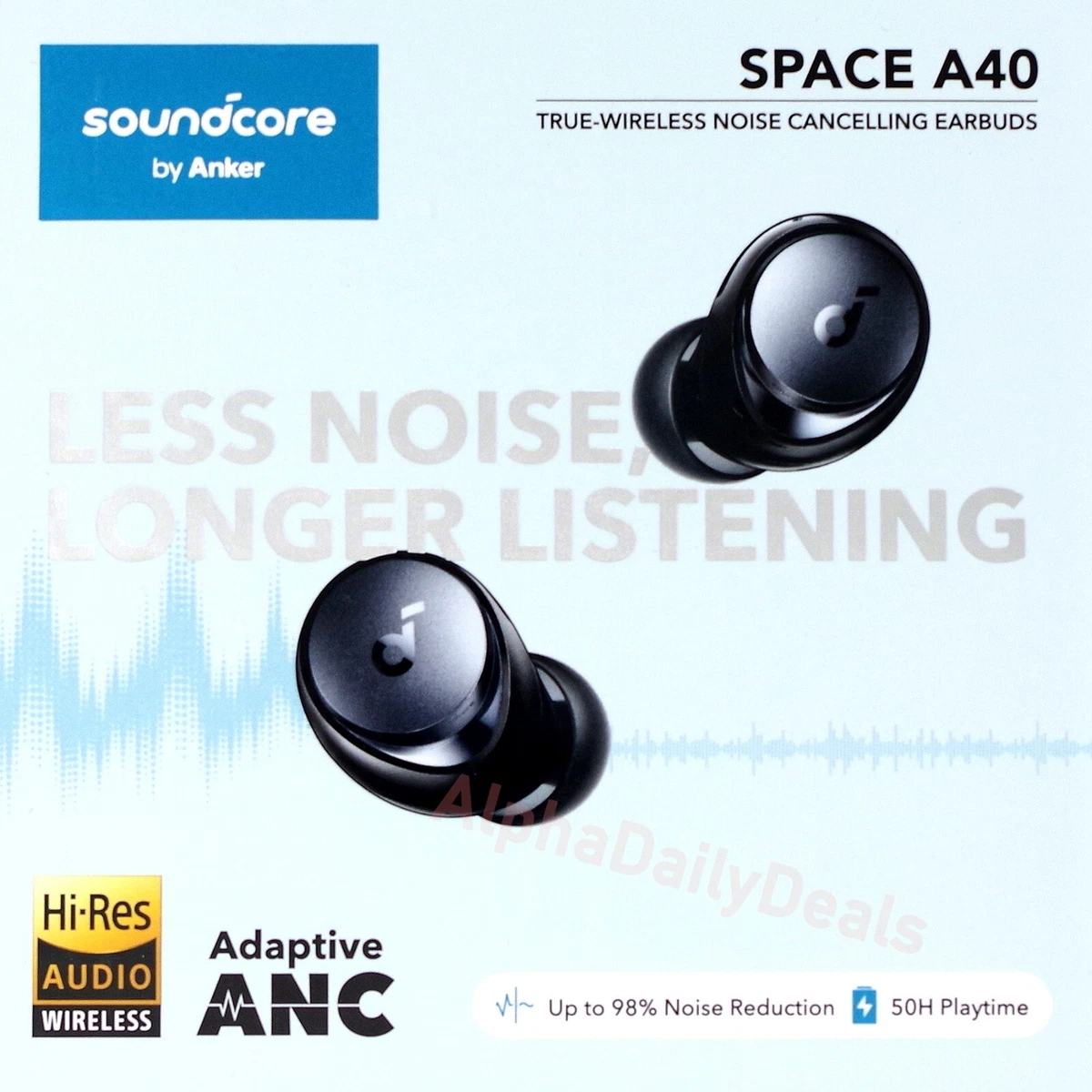 Soundcore by Anker Space A40 Active Noise Cancelling Wireless