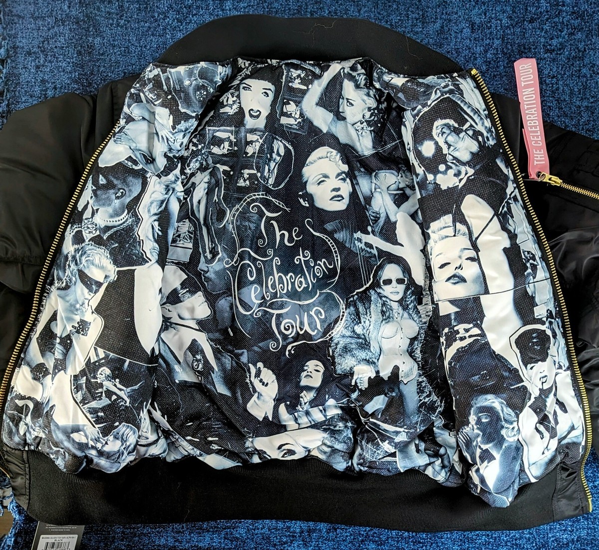 MADONNA CELEBRATION TOUR VIP PROMO JACKET 2023 ALPHA LARGE MADONNA CELEBRATION TOUR VIP PROMO JACKET 2023 ALPHA LARGE