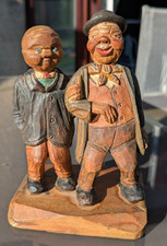 Anri Finely Hand Carved Bar Set Cork Screw & Bottleopener Drinking Buddy?s Italy