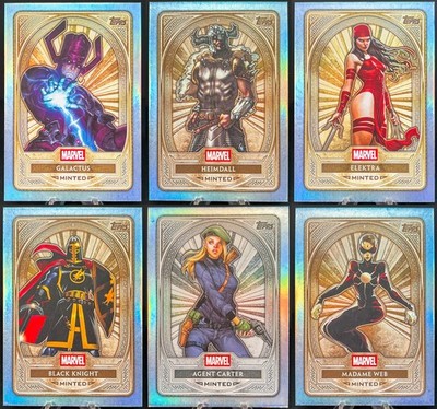 2025 Topps Marvel Mint *YOU PICK* Base cards Bronze, Silver and Gold *READ*
