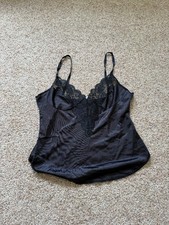 Vintage Maidenform Y2K 2000s Dainty Lace Fairy Slip Camisole Top USA 34