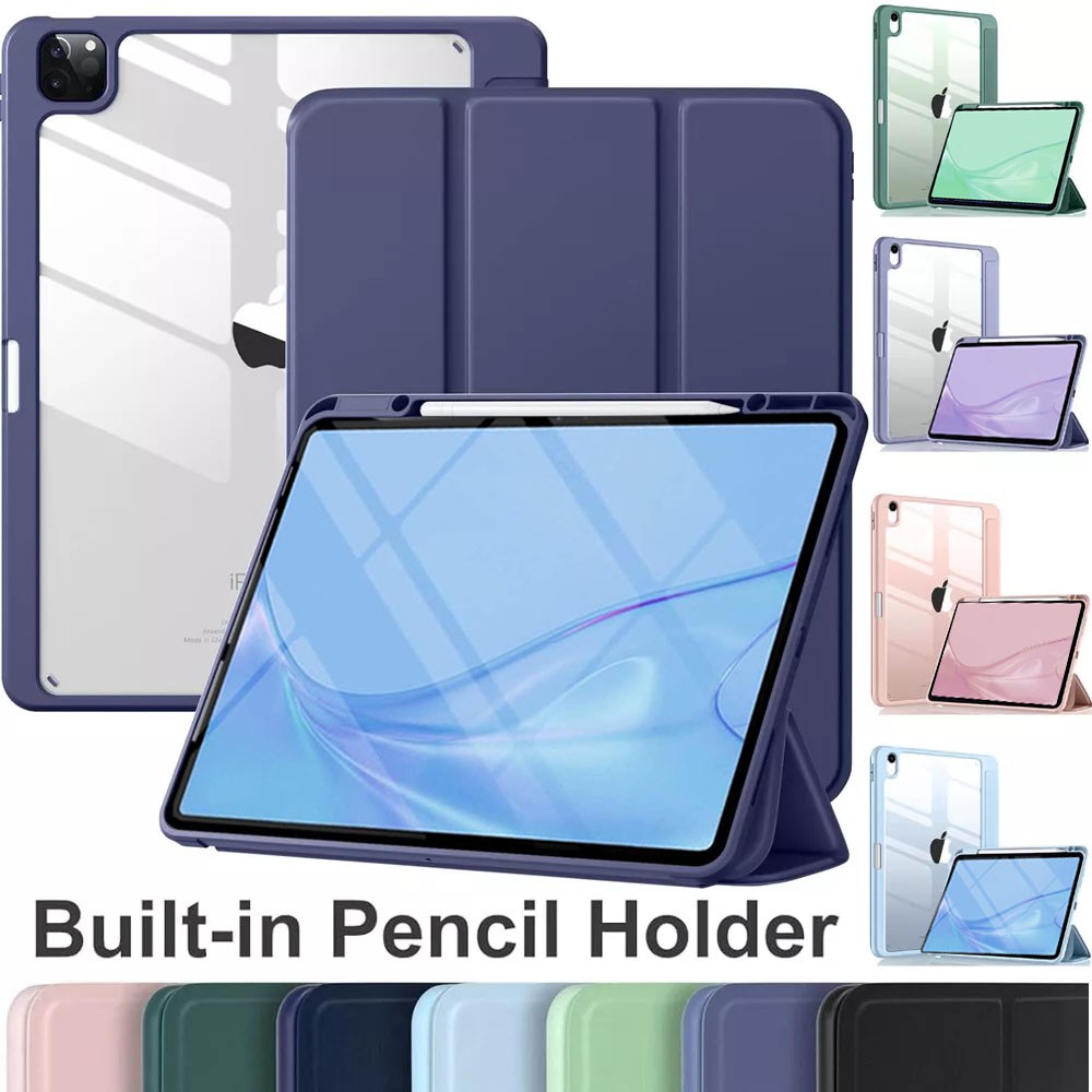 Hülle für iPad 7/8/9/10/11th Air M3/6 Pro 11 Smart Schutz Tasche mit Stifthalter