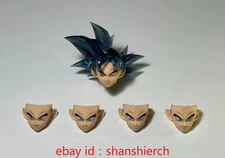 Custom 1/12 Son Goku shf Ultra Instinct Sign Pearlescent Head Sculpt Accessories