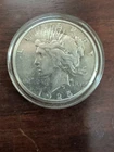 1925 S PEACE "XF/AU Grade. Nice Luster! Nick On The Reverse! Beautiful Coin!