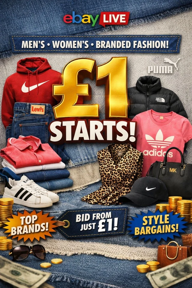 Men's and Women's Branded Mix £1 Starts