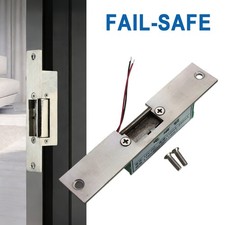 12V DC Stainless Steel Electric Strike Lock Door Access Control System Fail-Safe