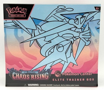 Pokemon TCG Mega Evolution Chaos Rising Pokemon Center Exclusive ETB NEW SEALED
