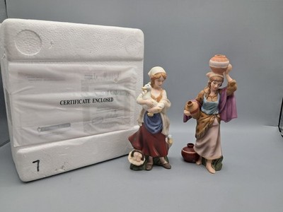 Hawthorne Village Thomas Kinkade Humble Peasant Maiden & Bountiful Water Carrier