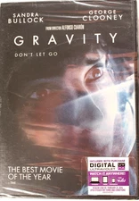 GRAVITY (DVD Widescreen) Sci-Fi Sandra Bullock George Clooney BRAND NEW/Wrapped