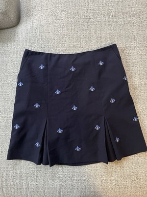 EP Pro Stretch Bumble Bee 18'' Golf Skort  Navy Blue Women's 8 Tennis Activewear