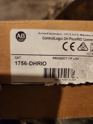 AB 1756-DHRIO Controllogix DH PLUS/RIO COMMS MODULE series D