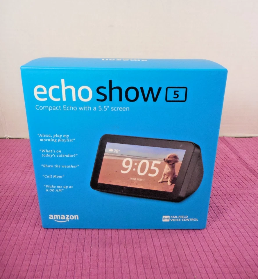 Echo Show 5 (2019) 5.5" Screen FACTORY SEALED* E5