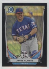2014 Bowman Draft Top Prospects Chrome Black Wave Refractor Jorge Alfaro #CTP-7
