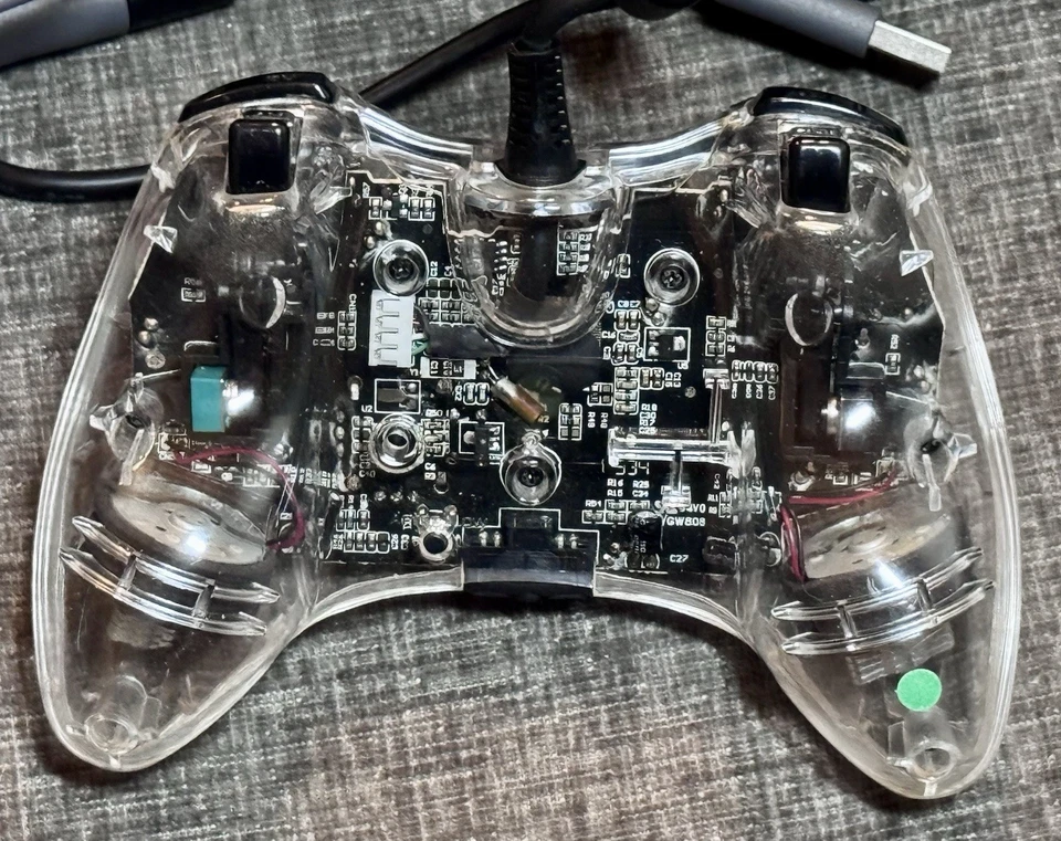 ¡Controlador con cable After Glow Microsoft Xbox 360! ~ ¡Funciona muy bien! ~ ¡Envío rápido! Foto 4 de 4