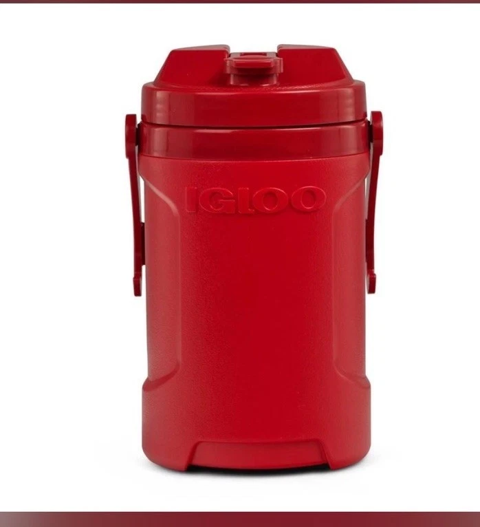 IGLOO LATITUDE HALF GALLON COOLER JUG PORTABLE BEVERAGE SERVER - Red