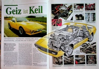 Oldtimer Markt 2752) Tips für TVR Tasmin Gebrauchtwagenkäufer - ein interessante