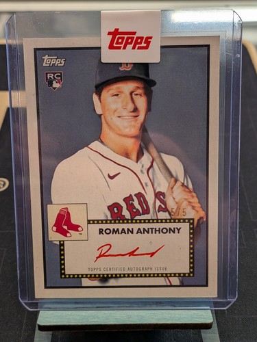Roman Anthony [1952 Variation Autograph] #189 2026 Topps card