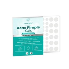 Skinside Acne Pimple Patches 0.5% Salicylic Acid Hydrocolloid Face Dots 36