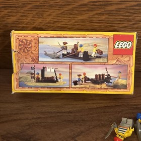 Lego 6257 Pirates  Castaway's Raft complete with instructions RARE 1989